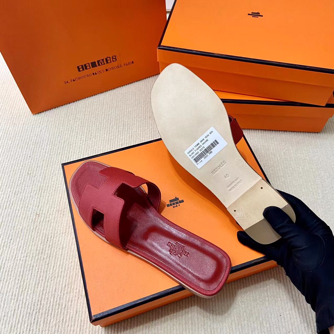 에르메스 올수공 오란 슬리퍼 샌들 앱송 79